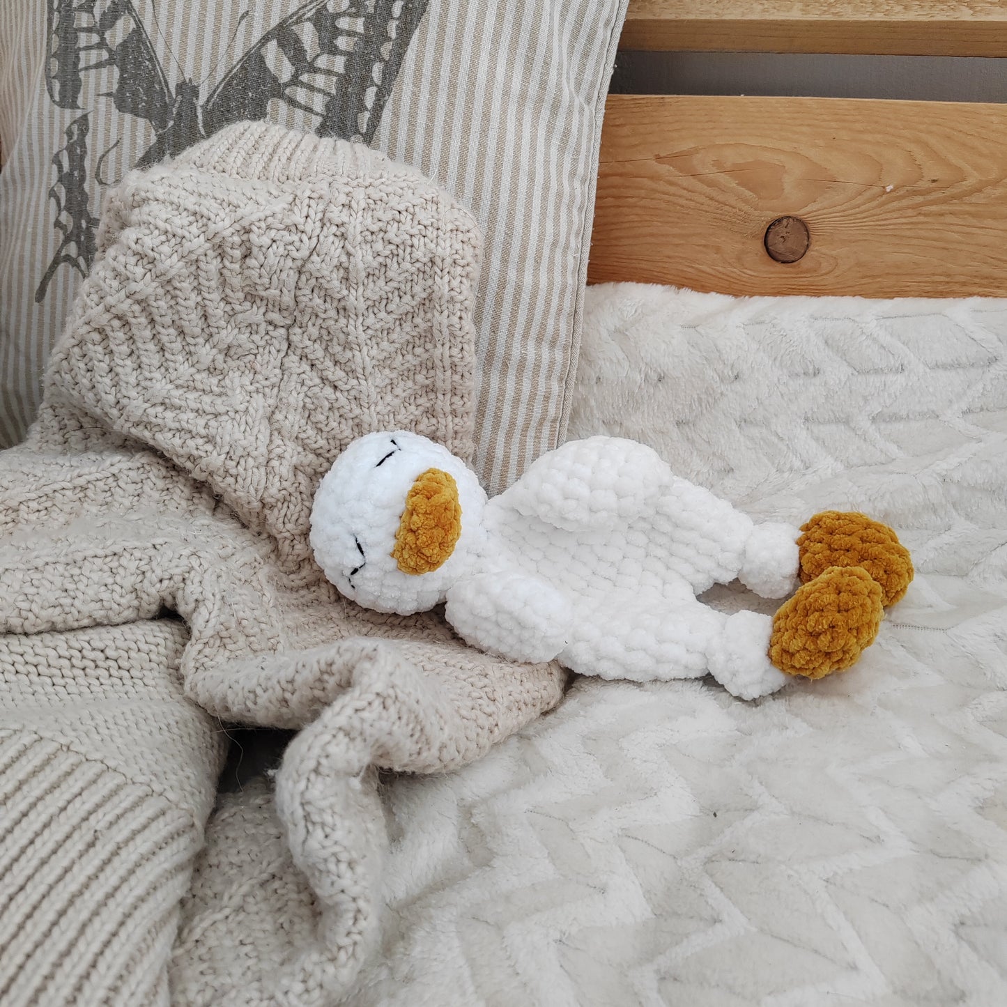 Tiny doudou plat oie