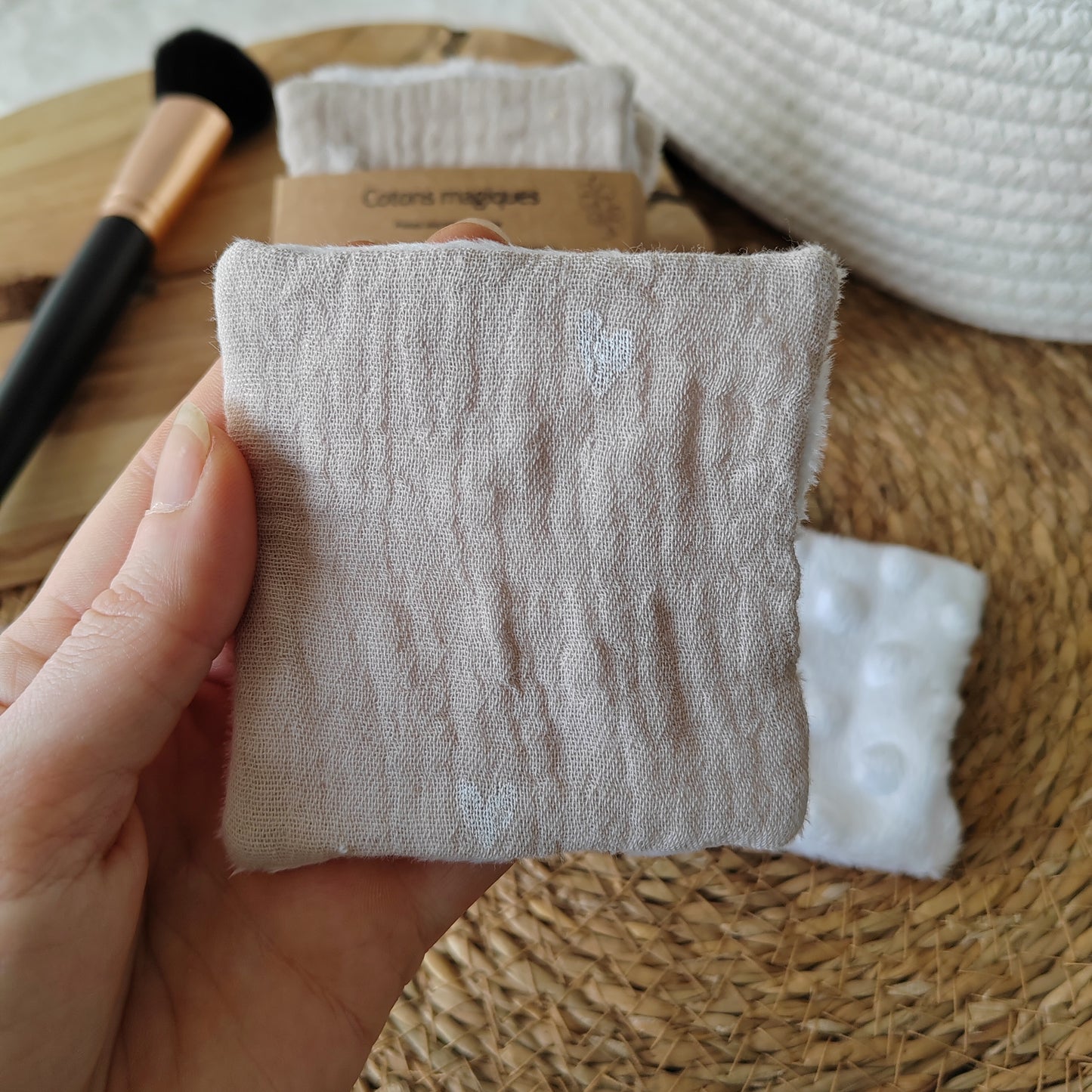 4 Cotons magiques double gaze