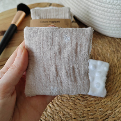 4 Cotons magiques double gaze