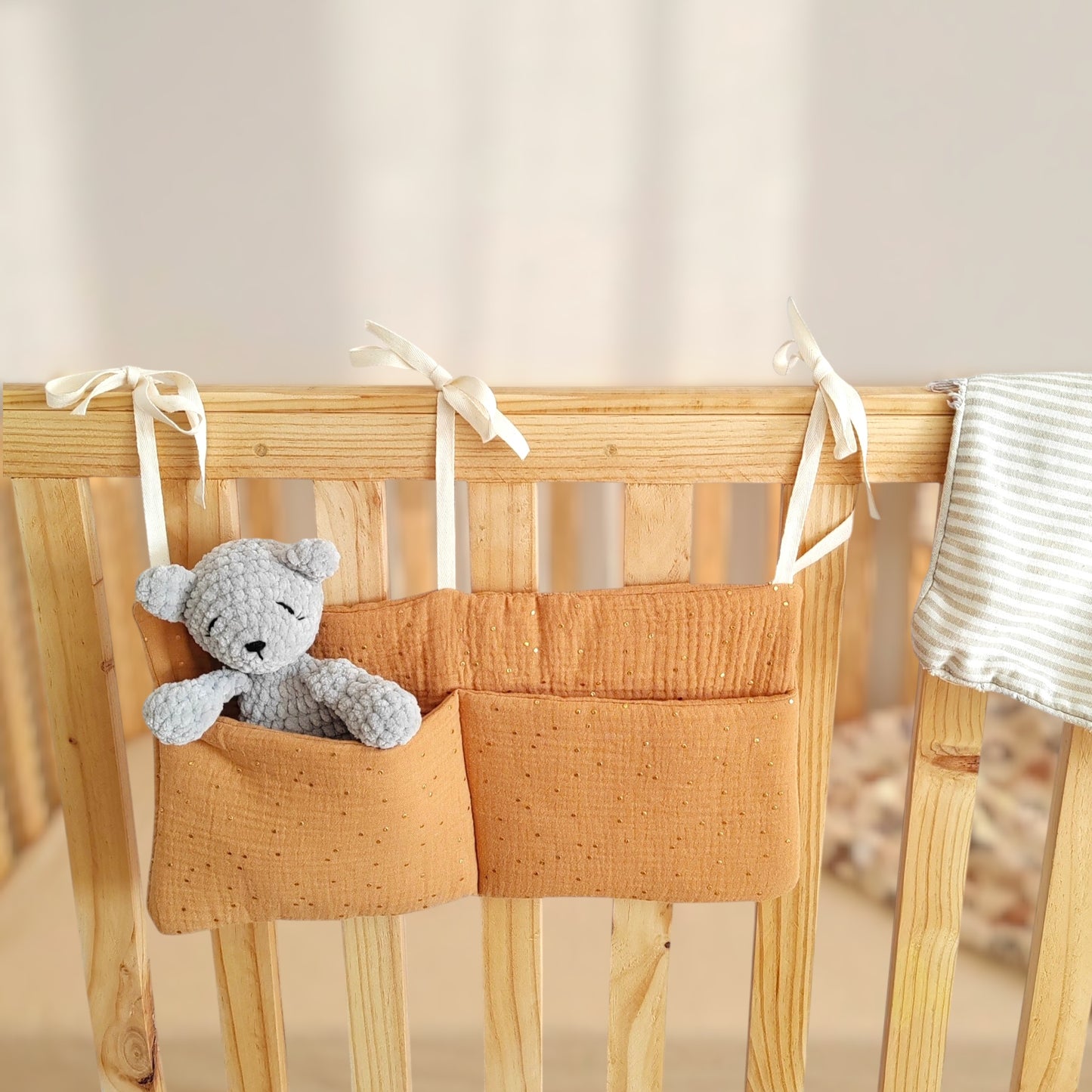 Range-doudou double gaze de coton