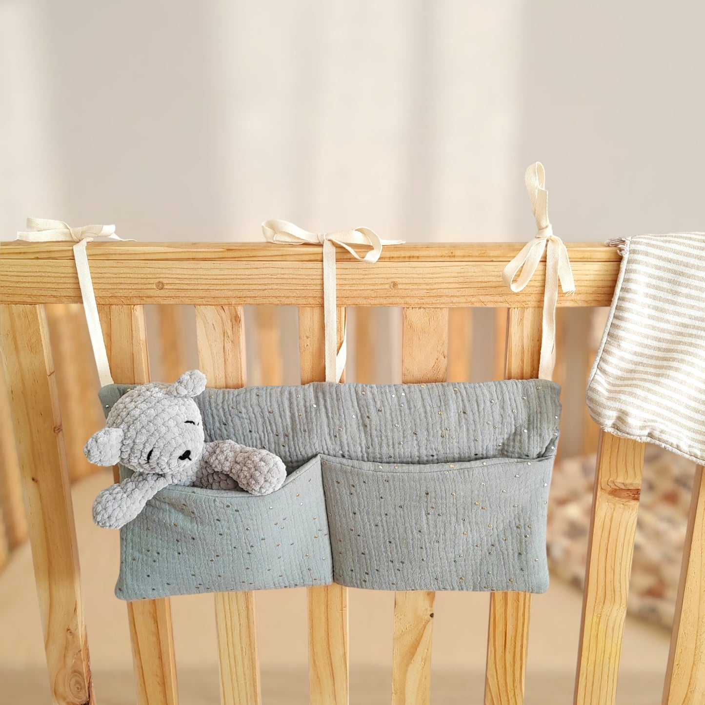 Range-doudou double gaze de coton