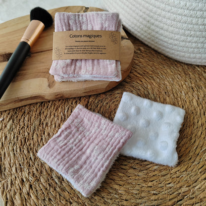 4 Cotons magiques double gaze