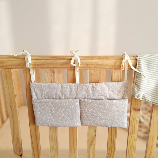 Range-doudou pois beiges