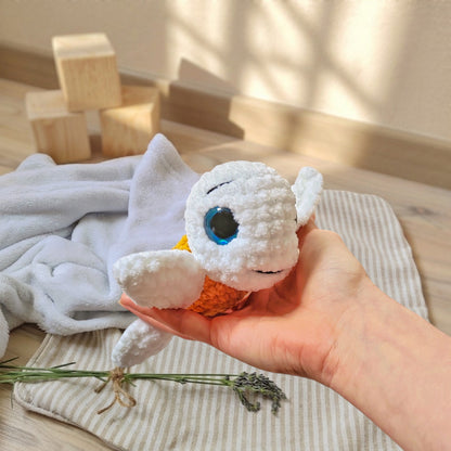 Tiny doudou tortue blanche / cassonade