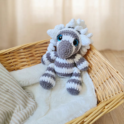 Tiny doudou zèbre crochet