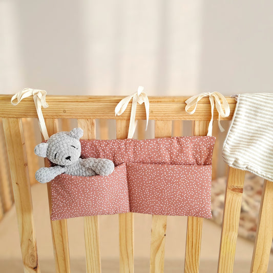 Range-doudou pois terracotta