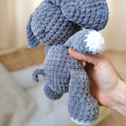 Tiny doudou éléphant gris