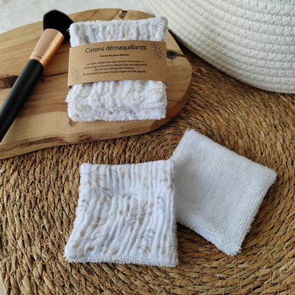 4 Cotons lavables double gaze