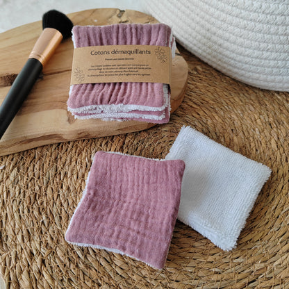 4 Cotons lavables double gaze