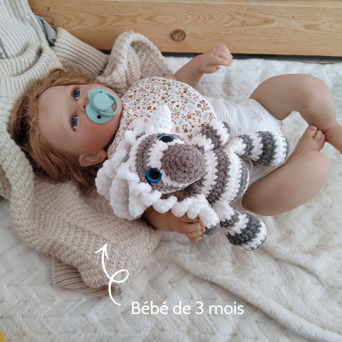 Tiny doudou zèbre