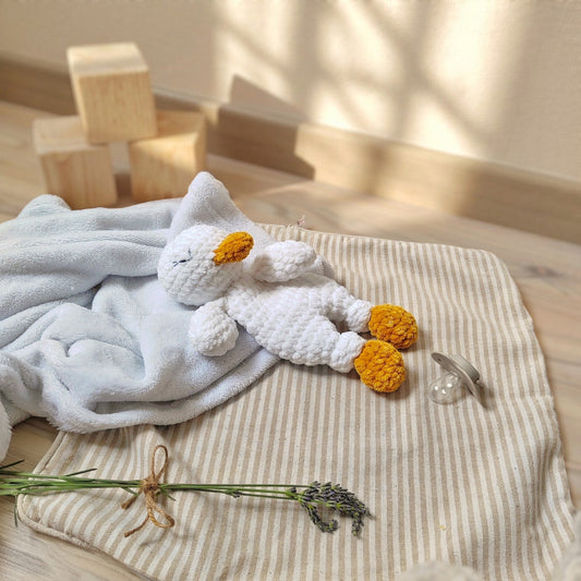 Tiny doudou plat oie