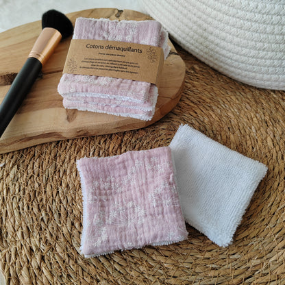 4 Cotons lavables double gaze