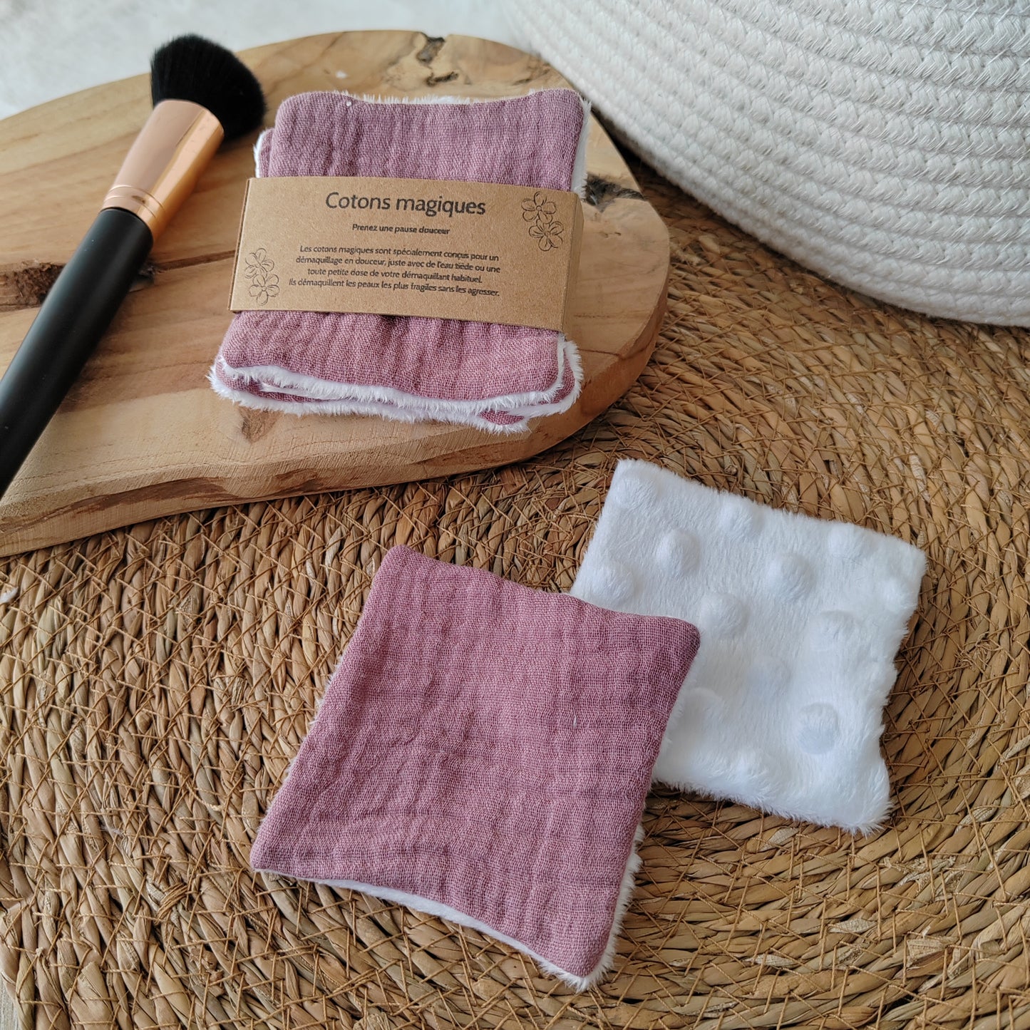 4 Cotons magiques double gaze