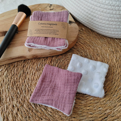 4 Cotons magiques double gaze