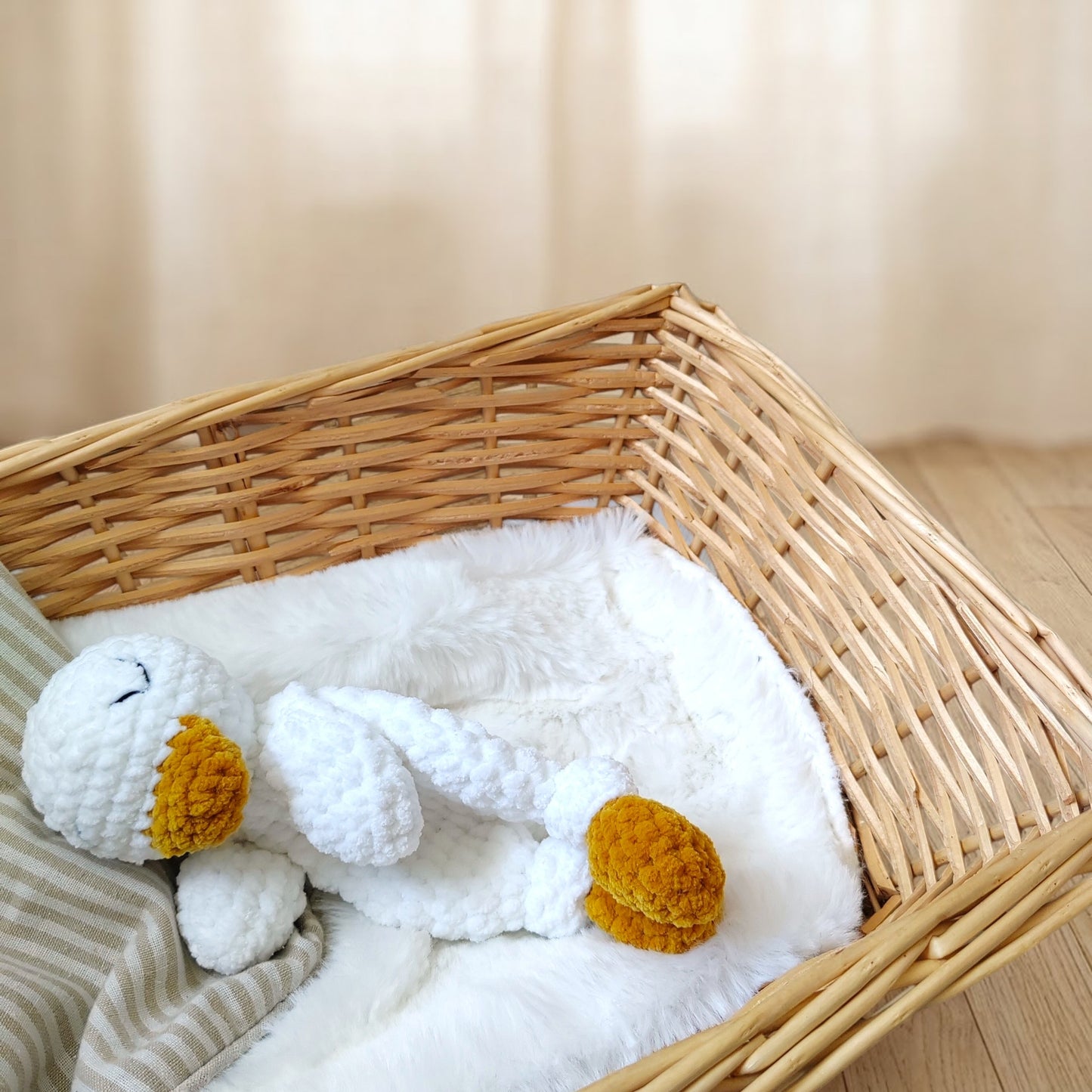 Tiny doudou plat oie